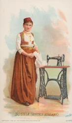 Nähmaschine, Bosnien, Österreich-Ungarn